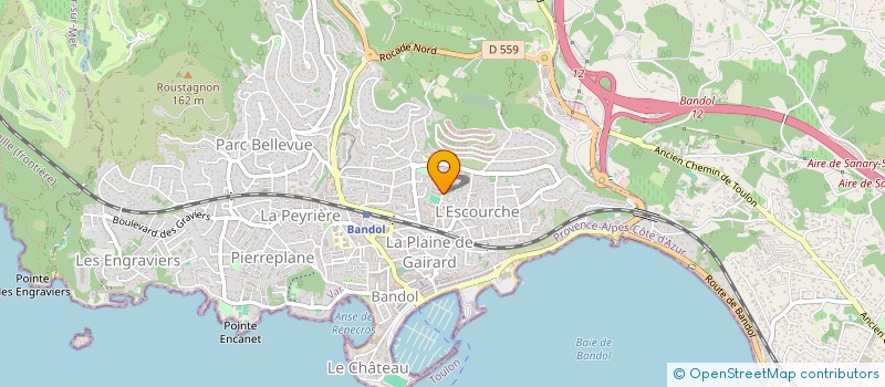 localisation de l'entreprise MAURINESS  BANDOL