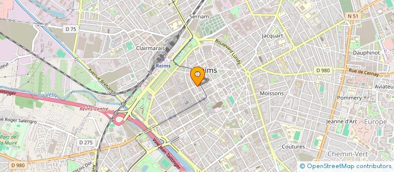 localisation de l'entreprise MAURIOT JEAN-MARIE  CONSEILS  REIMS
