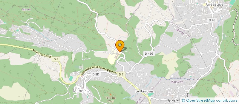 localisation de l'entreprise MAURIZI BOUCHARD & CIE à MIMET