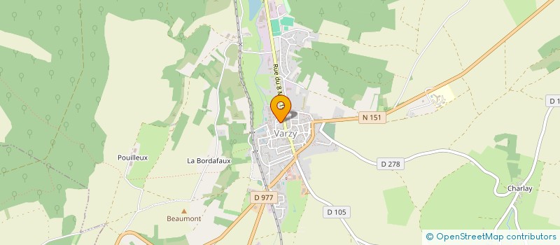 localisation de l'entreprise MAURO ANTHONY à VARZY