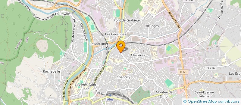 localisation de l'entreprise MAURO ANTOINE ET PAULINO à ALES