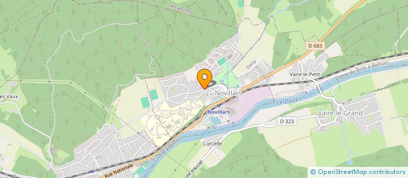 localisation de l'entreprise MAUROT SARL  CHALEZEULE