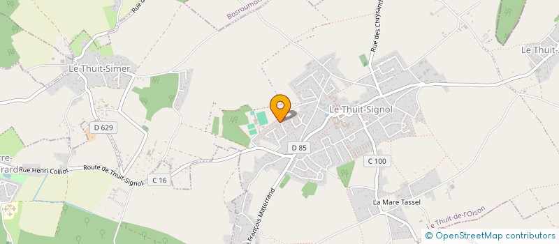 localisation de l'entreprise MAUROUARD  LE THUIT DE L'OISON