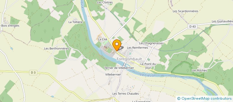 localisation de l'entreprise MAUROUSSET FRERES à FONTGOMBAULT