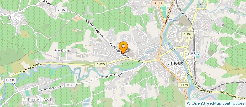 localisation de l'entreprise MAUROUX INVESTISSEMENT  LIMOUX