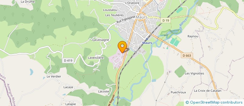 localisation de l'entreprise MAURS IMPRESSION à MAURS