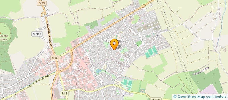 localisation de l'entreprise MAURY 1  SEICHAMPS