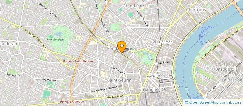 localisation de l'entreprise MAURY à BORDEAUX