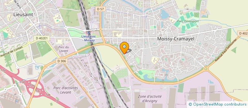localisation de l'entreprise MAURY  MOISSY-CRAMAYEL