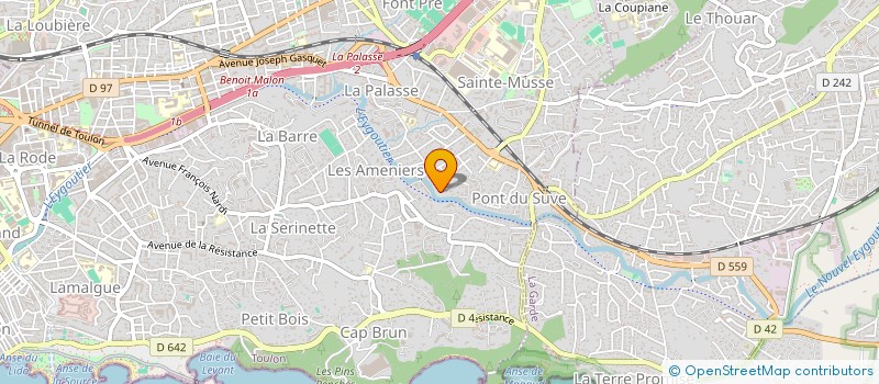 localisation de l'entreprise MAURY  TOULON