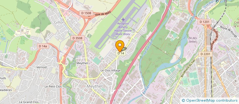 localisation de l'entreprise MAURY DUFOUR BELHOMME  ANNECY