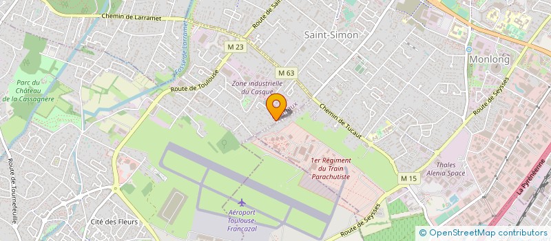 localisation de l'entreprise MAURY F.Y  CUGNAUX