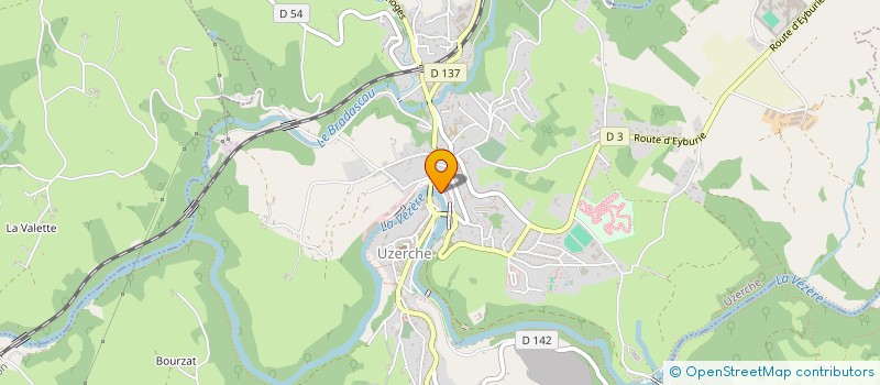 localisation de l'entreprise MAURY SIMONIE  UZERCHE