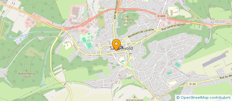 localisation de l'entreprise MAURYCE  SAINT-AVOLD