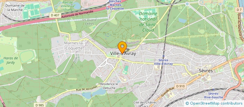 localisation de l'entreprise MAURYLEN à VILLE-D'AVRAY