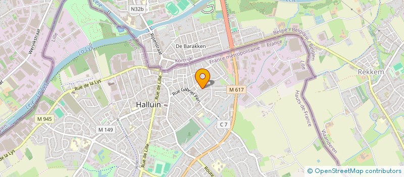 localisation de l'entreprise MAUS CREATIONS à HALLUIN