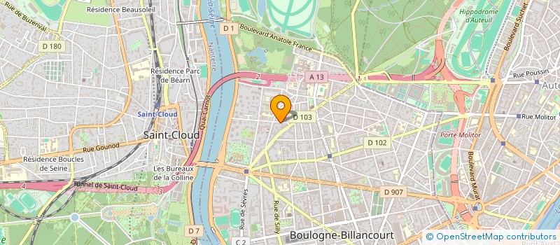 localisation de l'entreprise MAUS8 à BOULOGNE-BILLANCOURT