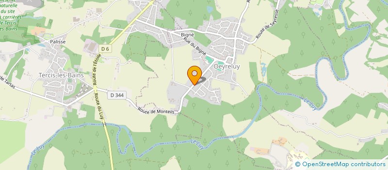 localisation de l'entreprise MAUSIC  OEYRELUY