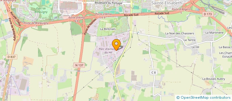 localisation de l'entreprise MAUSSION  NOYAL-CHATILLON-SUR-SEICHE