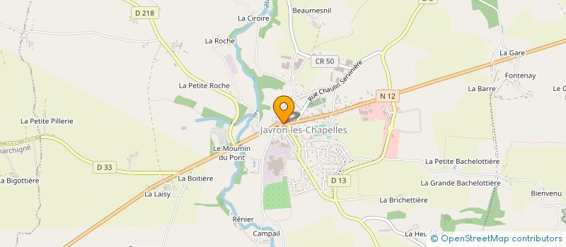 localisation de l'entreprise MAUSSION SARL  JAVRON-LES-CHAPELLES