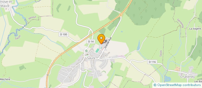 localisation de l'entreprise MAUSSIRE  SAULX