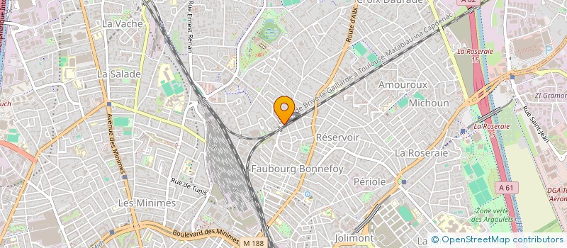 localisation de l'entreprise MAUTEX à TOULOUSE