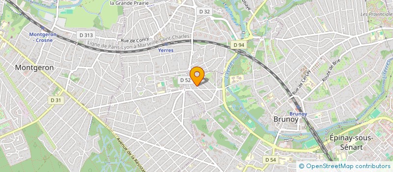 localisation de l'entreprise MAUTRIS  BRUNOY