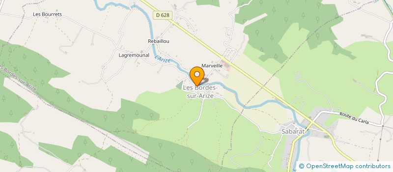 localisation de l'entreprise MAUVAIS GENRES à LES BORDES-SUR-ARIZE