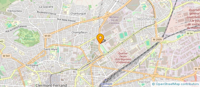 localisation de l'entreprise MAUVAIS JOUEURS PRODUCTIONS  CLERMONT-FERRAND