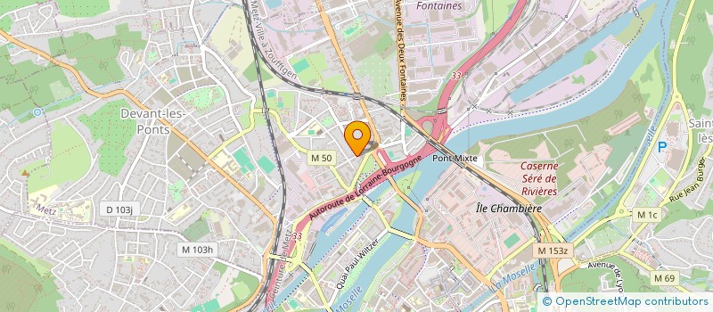 localisation de l'entreprise MAUVAISES IMPRESSIONS  METZ