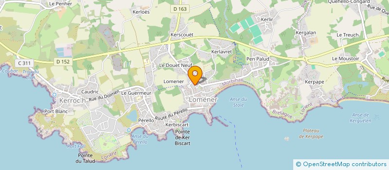 localisation de l'entreprise MAUVALIE  PLOEMEUR