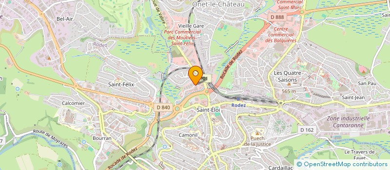 localisation de l'entreprise MAUVERTEX 3M  RODEZ