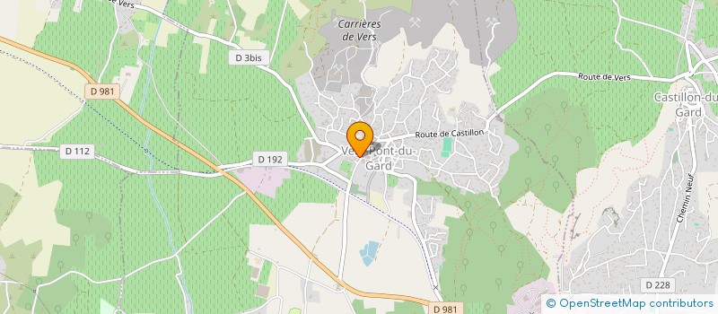 localisation de l'entreprise MAUVEZIN PIERRE ET LALLOYER MICHEL  VERS-PONT-DU-GARD