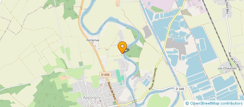 localisation de l'entreprise MAUVIEL à APPOIGNY