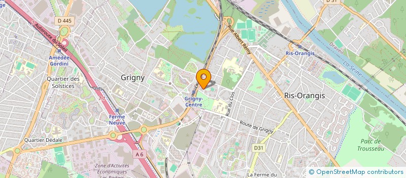 localisation de l'entreprise MAUX DE SOCIETE  RIS-ORANGIS