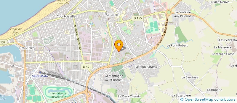 localisation de l'entreprise MAUX SANS FRONTIERE à SAINT-MALO
