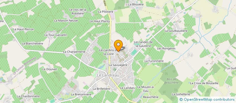 localisation de l'entreprise MAUXFAITS VENDEENS  LE LANDREAU