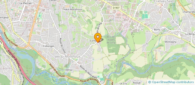 localisation de l'entreprise MAV  VETRAZ-MONTHOUX