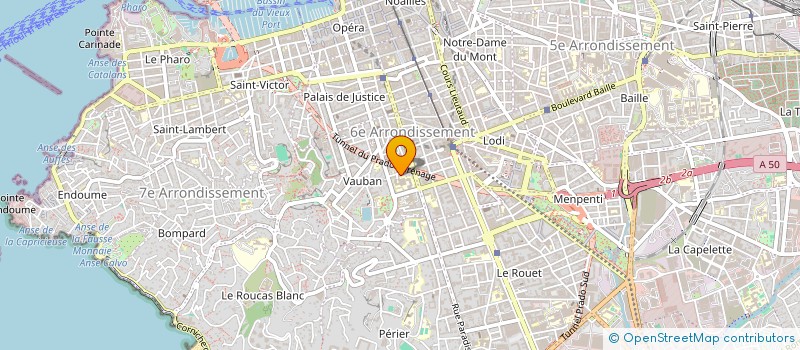 localisation de l'entreprise MAV à MARSEILLE