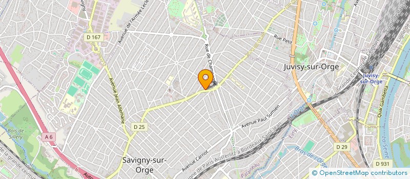 localisation de l'entreprise MAV3 à SAVIGNY-SUR-ORGE
