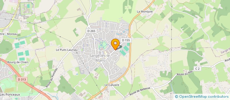 localisation de l'entreprise MAVA  SARGE-LES-LE-MANS