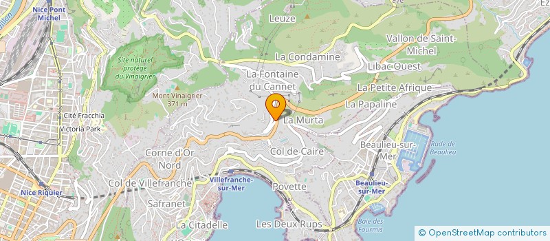 localisation de l'entreprise MAVA à VILLEFRANCHE-SUR-MER