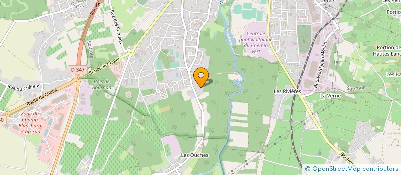 localisation de l'entreprise MAVA à SAUMUR
