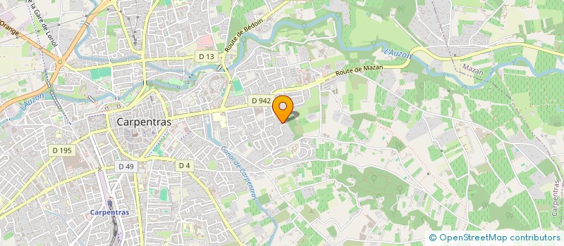 localisation de l'entreprise MAVA  CARPENTRAS