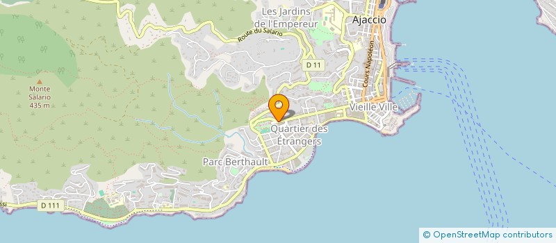 localisation de l'entreprise MAVA HOLDING  AJACCIO