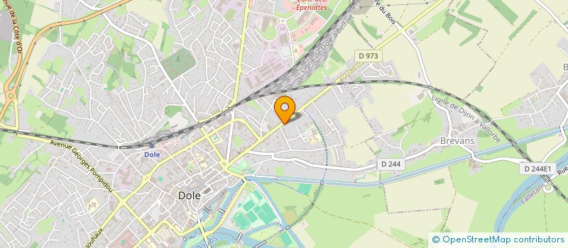 localisation de l'entreprise MAVAC à DOLE
