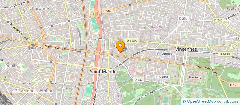 localisation de l'entreprise MAVAD SERVICES à VINCENNES