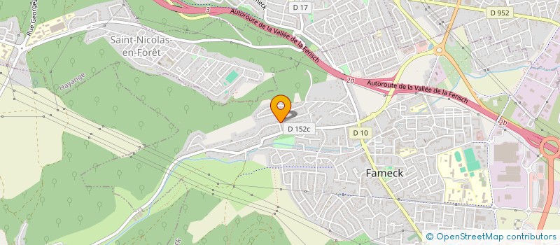 localisation de l'entreprise MAVAFER  FAMECK