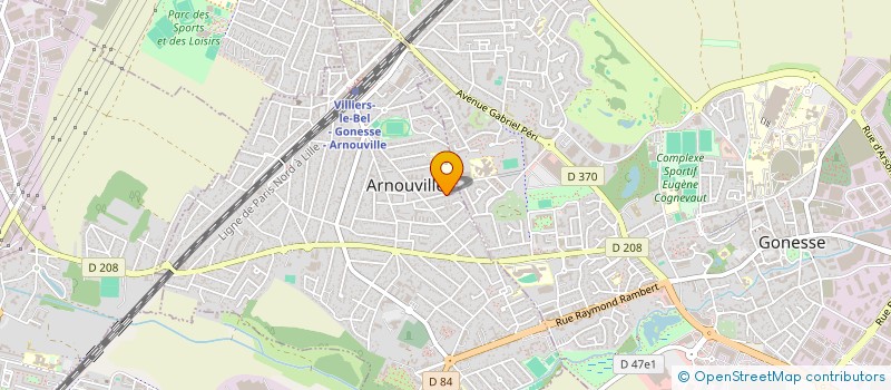 localisation de l'entreprise MAVAH à ARNOUVILLE