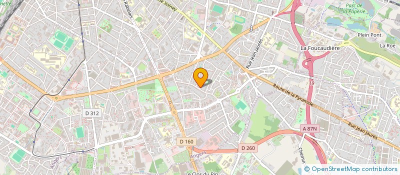 localisation de l'entreprise MAVAL à ANGERS
